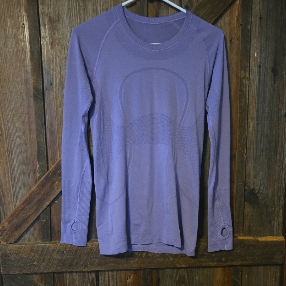 lululemon athletica Lavender Long Sleeve Top
